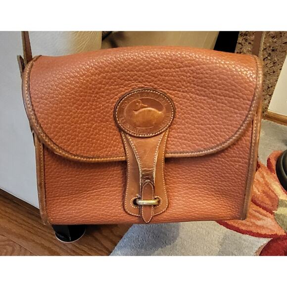 Vintage Dooney & Bourke Women All Weather Pebbled Leather Crossbody Purse Bag - Picture 1 of 16